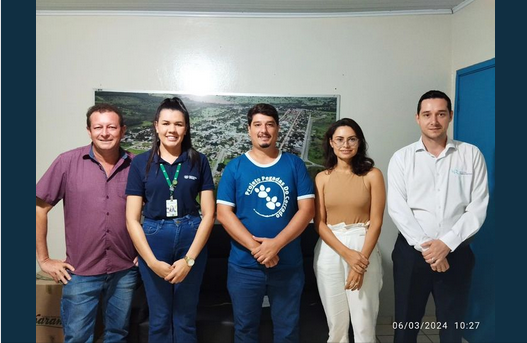 Imagem de compartilhamento para o artigo Prefeito Dalmy Crisóstomo se reúne com analista Técnica do Sistema Famasul da MS Todo dia